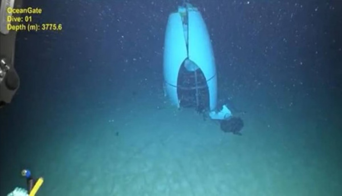 Áudio inédito revela som da implosão do submarino Titan durante expedição ao Titanic